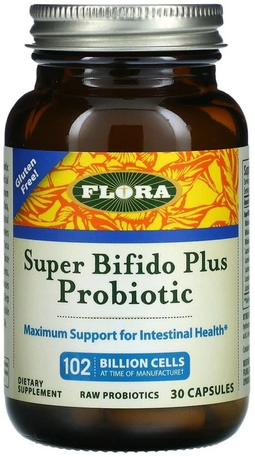 Flora 슈퍼 비피도 플러스 프로바이오틱 1 020억 캡슐 30정, 1개 - 쿠팡
