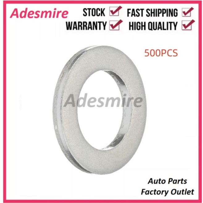 500pcs/100pcs 12MM/14MM 엔진 오일 드레인 플러그 크러시 와셔 가스켓 94109-12000 9410912000 Honda Acco, 01 14mm 500PCS