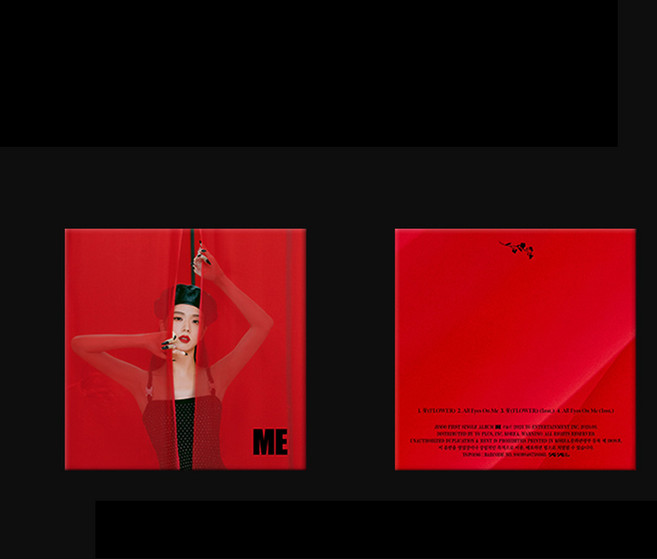 지수 앨범 FIRST SINGLE ME KiT 블랙핑크 (패키지+KiT+포토카드 외), 단품