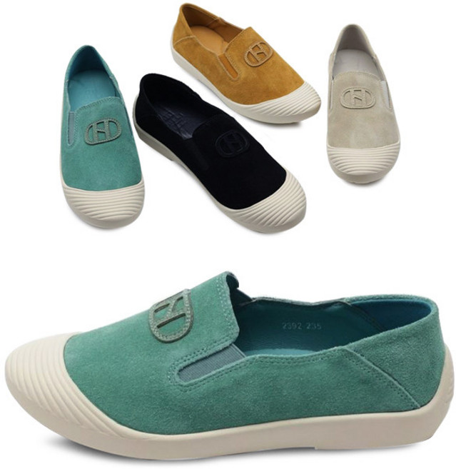 카미엣뮤즈 천연가죽 오버토 스웨이드 슬립온_KM23w004