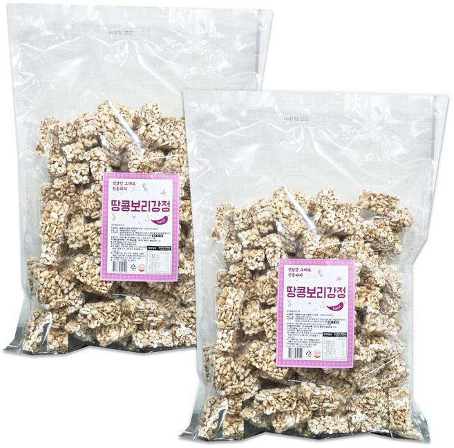 한일 땅콩보리강정, 2개, 900g