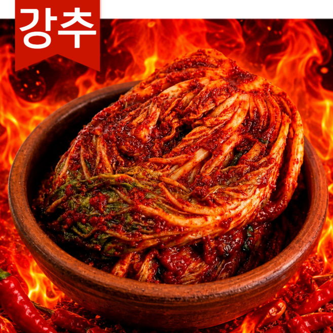 [BEST] 미치도록 맛있는 불김치 왕할매 매운 실비김치, 1박스, 2kg