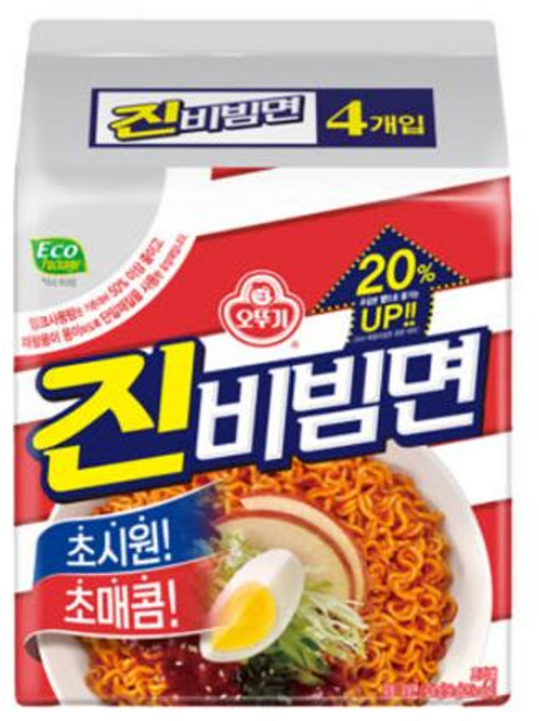 오뚜기 진비빔면16봉지, 2개