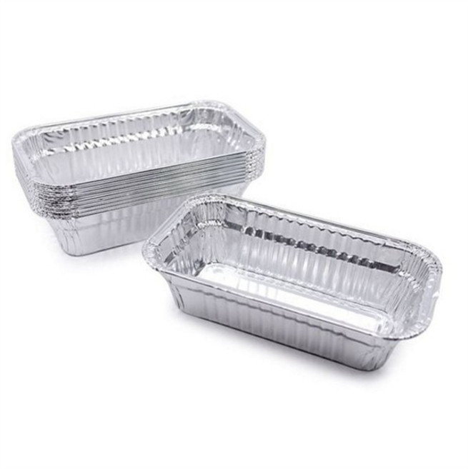 베이킹 파운드 몰드 10매 일회용 사각 은박 알루미늄 베이킹 컵 카스텔라 디저트 도시락 케이크 과자틀