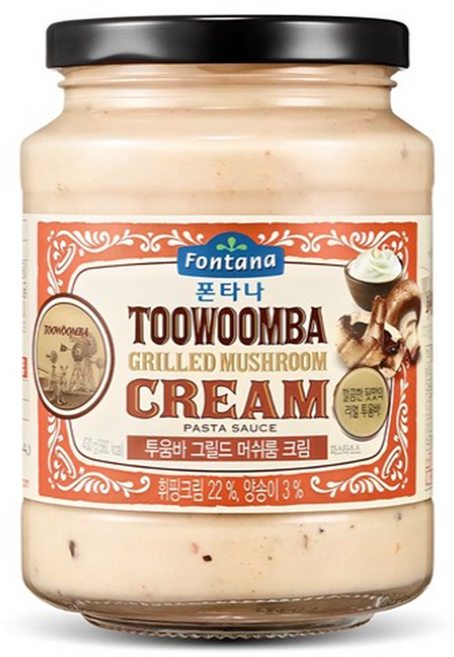 폰타나 투움바 그릴드 머쉬룸 크림, 430g, 8개