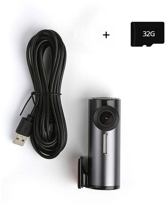 급발진 페달 블랙박스 음성 영상 녹음 브레이크 악셀 선명한 미러링 화질 차량용 고화질, USB 전원 35cm 짧은 케이블(5V), 32GB