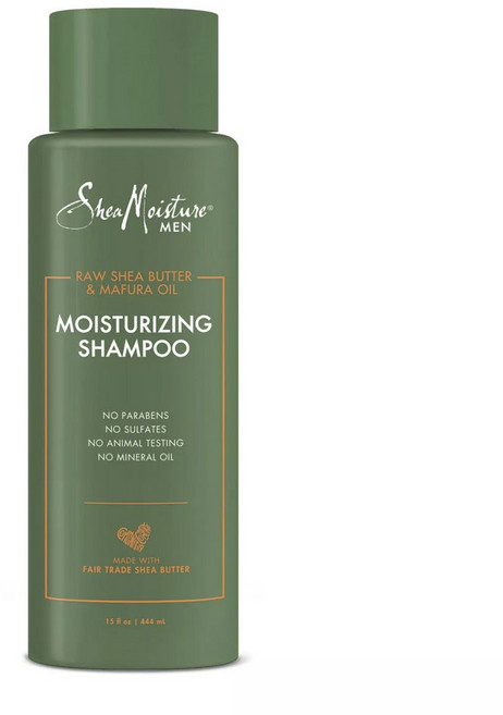 시어모이스처 남성용 생 시어 버터 & 마푸라 오일 모이스처라이징 샴푸, 1개, 444ml
