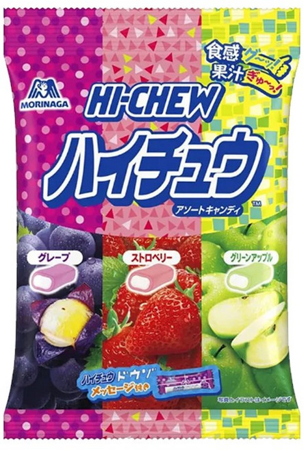 모리나가 하이츄 버라이어티(3가지맛) 86g, 1개