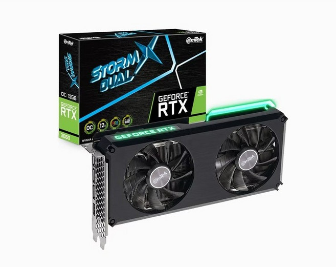 [리퍼] 이엠텍 지포스 RTX 3060 STORM X Dual OC D6 12GB, RTX3060