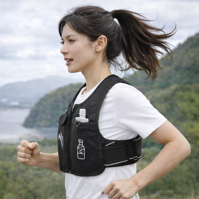 초경량 러닝 조끼 트레일 러닝 베스트 마라톤 수납 조끼