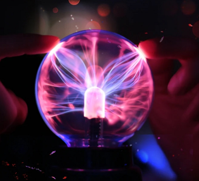 정전기볼 플라즈마볼 불멍 무드등 프라즈마 마법사공, 본품세트(건전지미포함), 본품+케이블(건전지미포함)