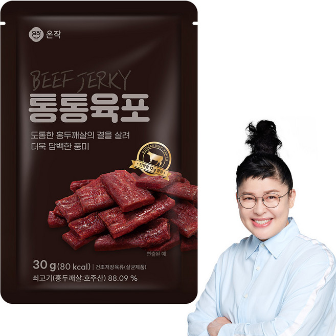 온작 이영자 소고기 통통육포, 30g, 10개