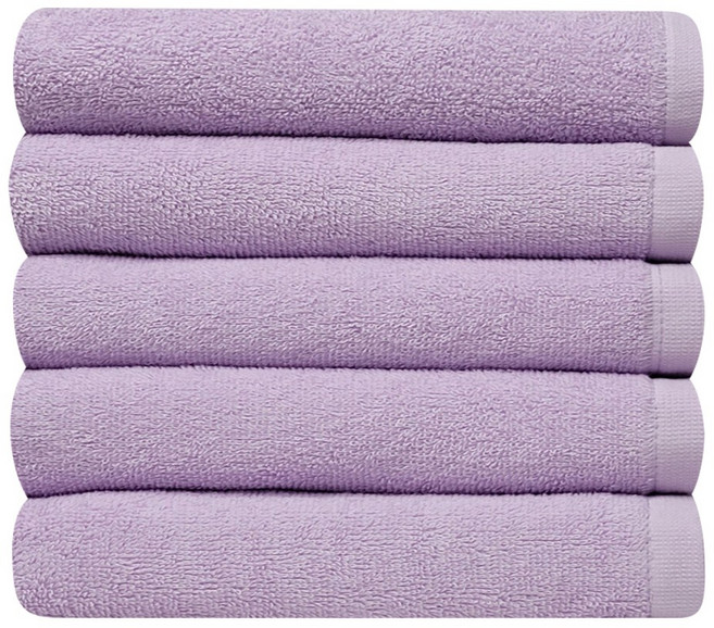 데일리수건 30수 120g, 퍼플, 5개