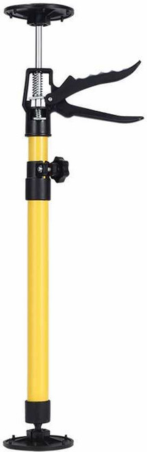 가설재 잭써포트 고정기둥 장비 지지대 지지봉 수납장설치 바 행거 파이프, 2개 옐로우 긴형 115-290cm, 1개, 2개 옐로우(유니버설 섀시L)115-290cm