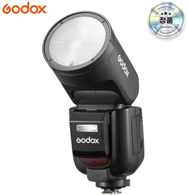 GODOX 가우포토정품 고독스 V1 Pro[CANON] 캐논용 라운드헤드 카메라플래시 스피드라이트 플래시, 니콘용, 1개