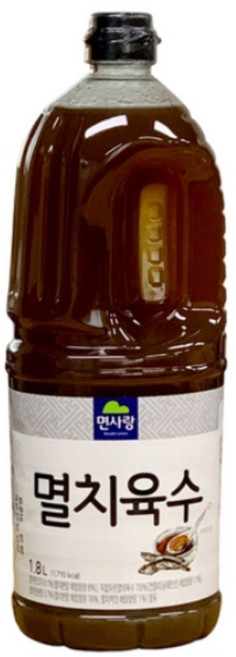 [면사랑] 육수, 1.8L, 4개