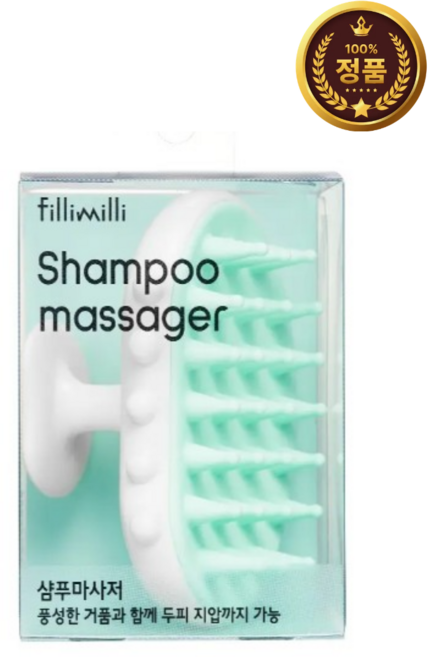 필리밀리 샴푸 마사저 두피 마사지기, 1개, 혼합