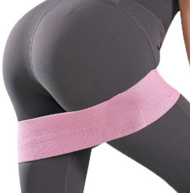 올마이웨이 힙밴드 루프 스쿼트 Lv2. 힙업 밴드, 핑크