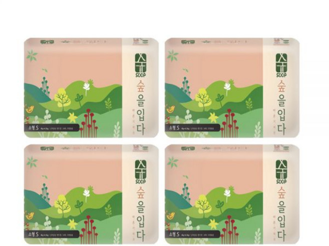 숲 기저귀 밴드형 S 소형 공용 34매 4팩, 소형(S)