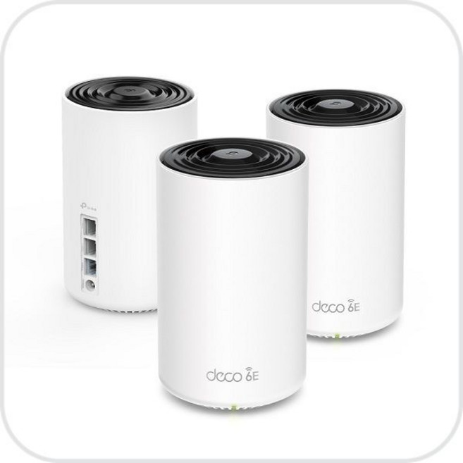 티피링크 Deco XE75 3팩 메시 와이파이 Wi-Fi 6E 기가 AXE5400 유무선 인터넷 공유기 증폭기, 2개