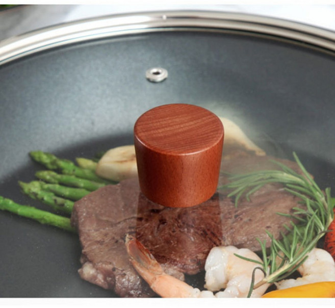 프라이팬커퍼 28CM유리뚜껑 24CM유리뚜껑 프라이팬뚜껑 알텐바흐 파인우드 프라이팬 뚜껑 2SIZE, 알텐바흐 파인우드 유리커버24cm, 1개