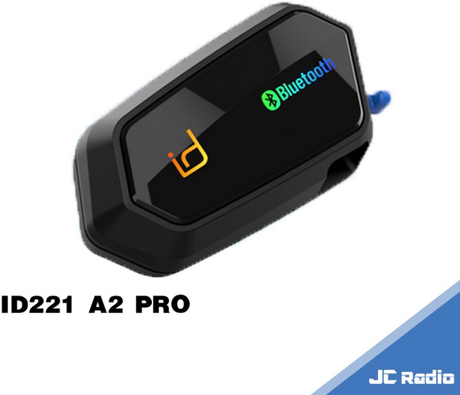 ID221 A2 PRO 安全帽藍芽耳機 雙人對講 音樂分享 最新5.2藍芽版本 高續航 粉色 藍色 限量版, 黑色