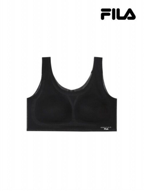 휠라 언더웨어 휠라 테크 PN퓨징 브라탑 (FI4BAF2646F_BLK)