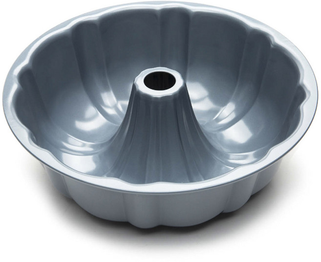 Fox Run 센터 튜브 프리퍼드 넌-스틱 플루티드 팬 빵틀/케익틀/쉬폰팬, 1개