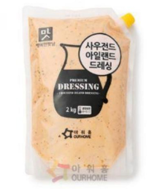 사우전아일랜드드레싱 행복한맛남 냉장, 2kg, 1개