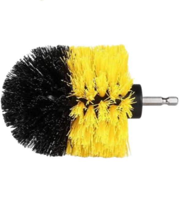 블루버드 전동 드릴 청소솔 수세미 광택 샌딩 페이퍼 패드 브러쉬 사포 화장실 타일 욕실, 1개