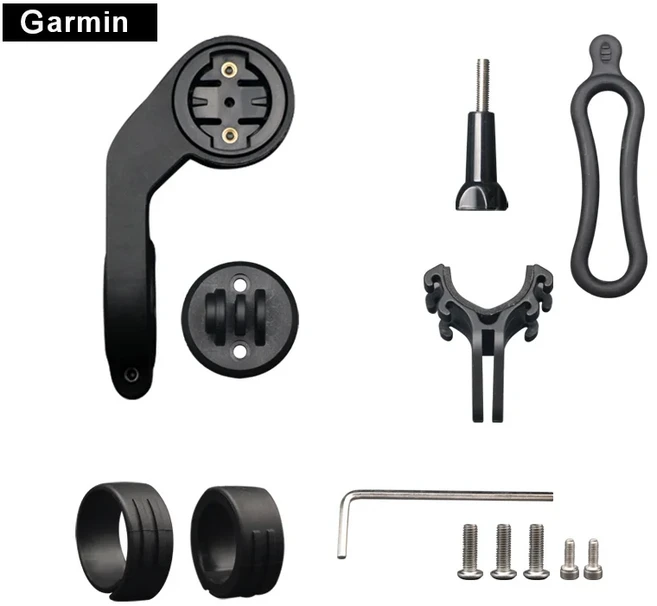 자전거 컴퓨터 마운트 홀더 MTB 도로 사이클링 핸들 바 주행 거리계 스톱워치 가민 엣지 200 브라이튼 와후, 03 For Garmin Set