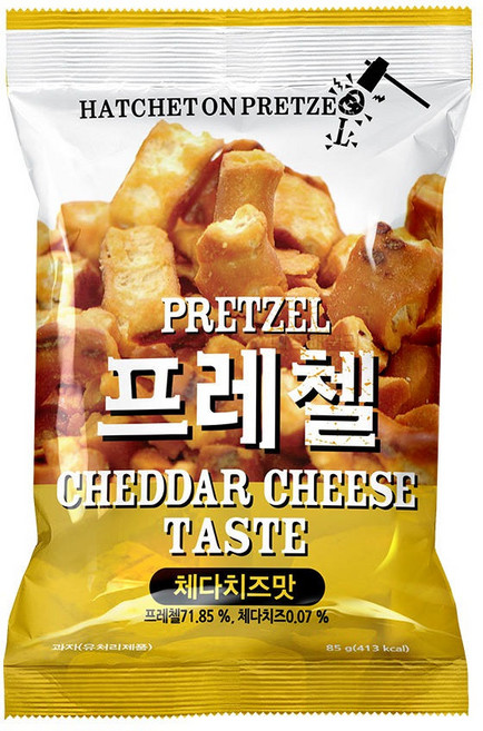 프레첼 체다치즈맛 85g, 18개