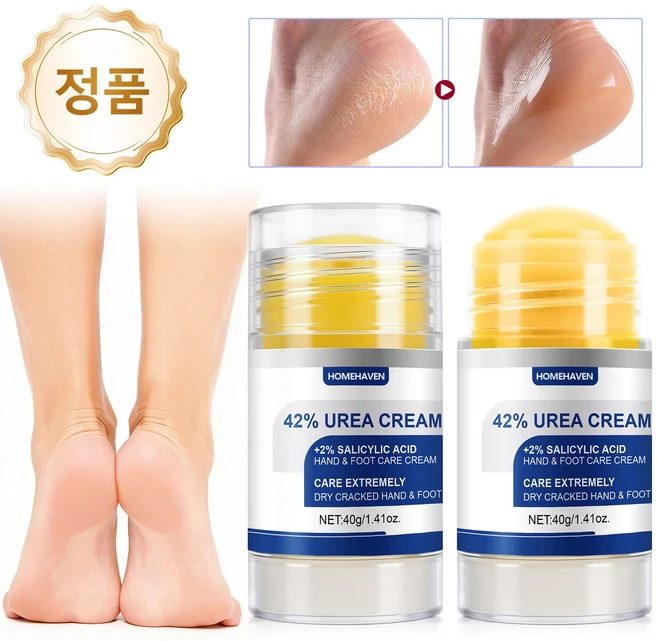 [국내배송/당일출고] 우레아 크림 | 손&발 고보습 케어 | 발뒤꿈치 각질 연화 | 강력한 각질 제거 우레아 보습제, 1개, 40g - 쿠팡