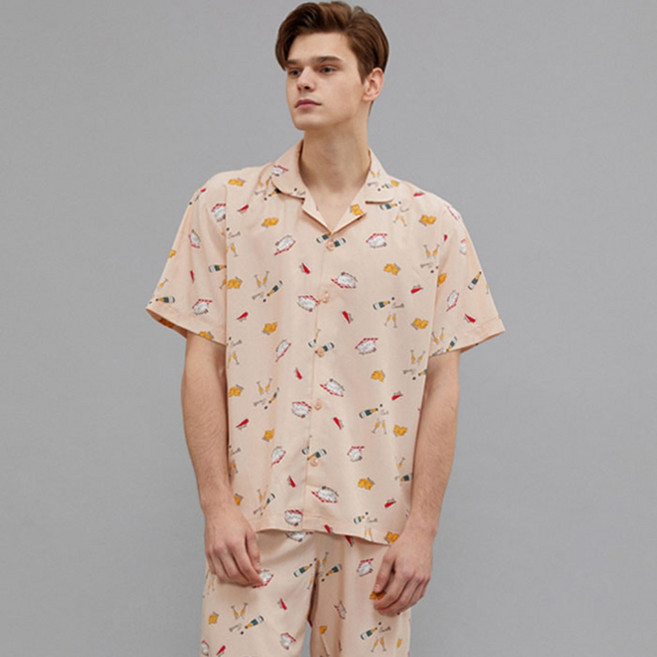 레이온텐셀 수면잠옷 실내복 남자홈웨어 여름 빅사이즈 파자마선물