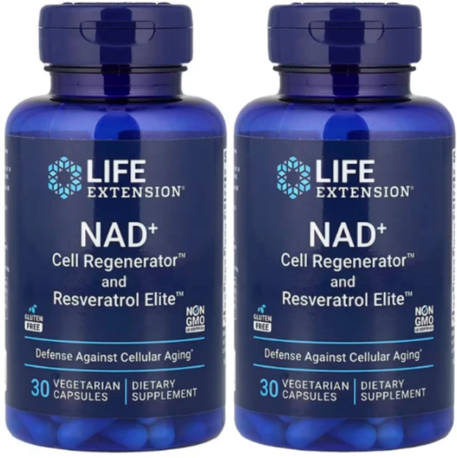 라이프익스텐션 NAD+ 니코틴아미드 리보사이드 NR 300mg 30캡슐 x 2통, 30정, 2개 - 쿠팡