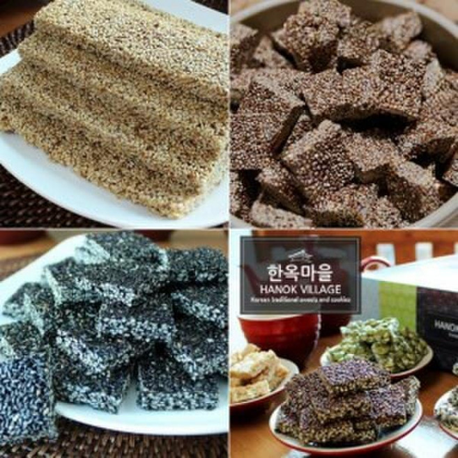 수제 들깨 조청강정 깨강정 / 참깨강정 300g x 1팩, 수제 들깨 조청강정 깨강정 / 참깨강정 300g x 1