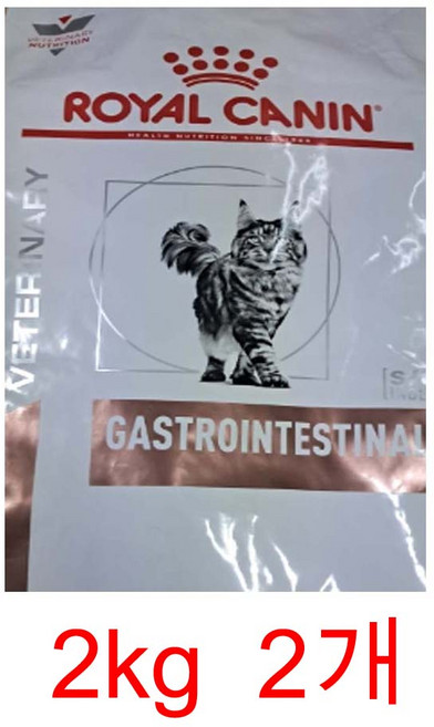 로얄캐닌 전연령 캣 가스트로 인테스티널 2kg 건식사료, 닭, 2개
