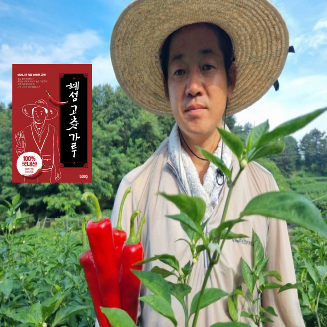 혜성 햇 고춧가루 보통맛 중간굵기, 1개, 1kg