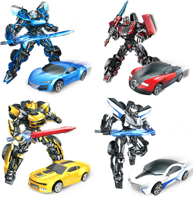 자동차 변신로보트 스피드봇 로보트 어린이 선물 장난감 생일 스포츠카 다이케스팅, 슈퍼 파워 (흰색), 1개