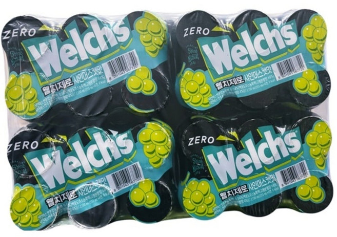 웰치스 제로 샤인머스캣맛, 355ml, 24개