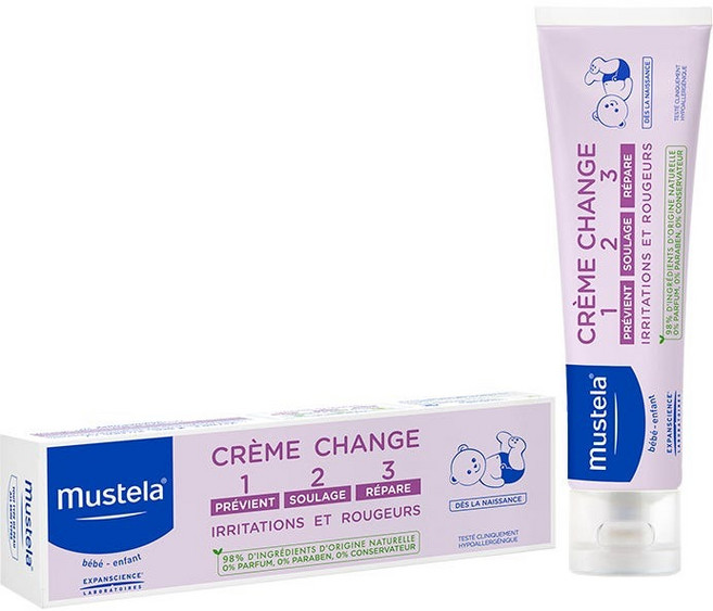 MUSTELA 프랑스 정품 무스텔라 베베 기저귀 크림 엉덩이 크림100ml, 1개
