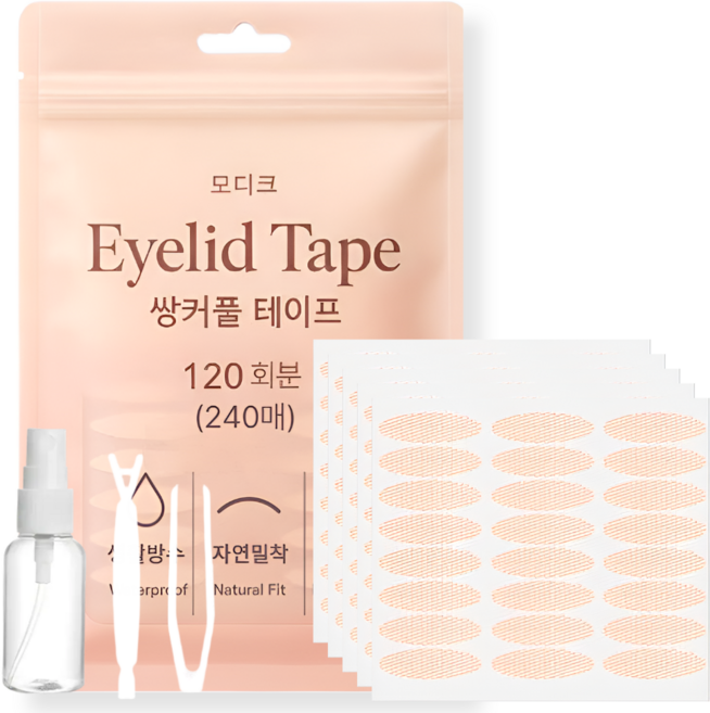 모디크 레이스 쌍커풀 테이프 120회분, 1개, A타입(누드)