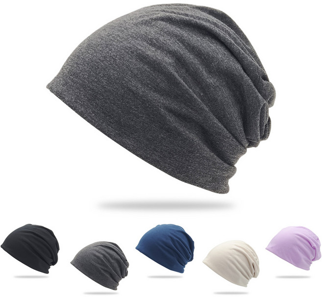 하이제이디 사계절용 얇은 면 비니 수면 모자 남여공용