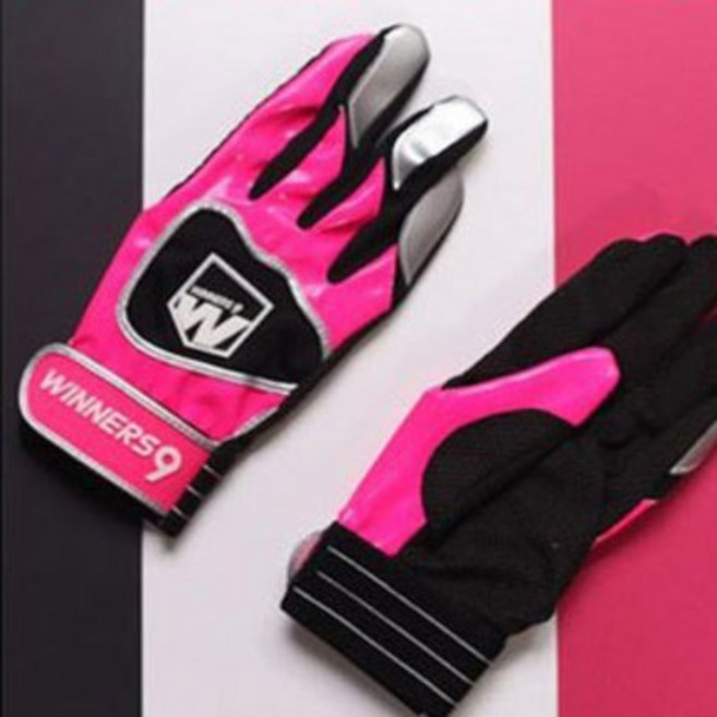 위너스나인 배팅장갑 야구장갑, 유광핑크