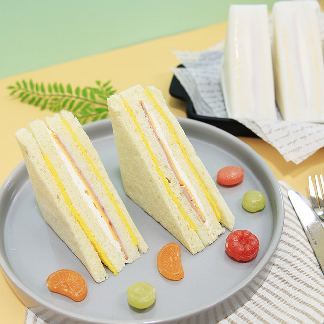 대만 샌드위치 햄치즈 냉동 (80gx12개입) 960g 1박스, 80g, 12개