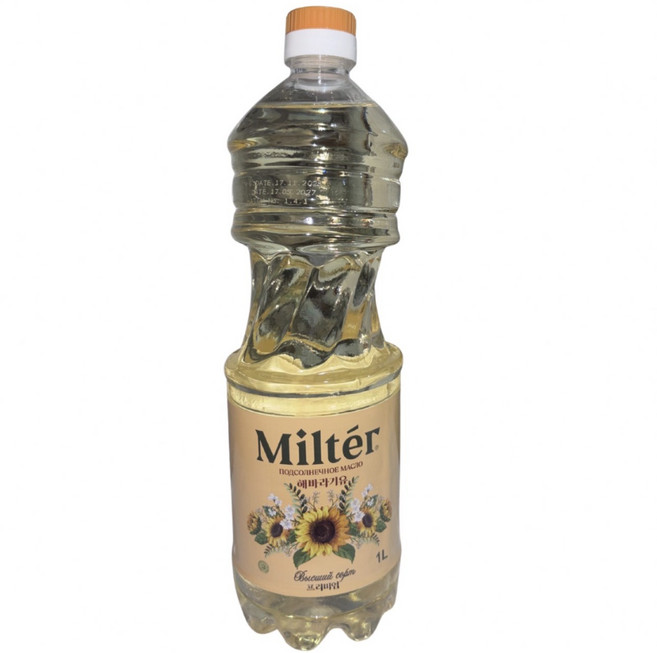 MILTER SUNFLOWER OIL 밀테르 해바라기씨유, 1개, 1L