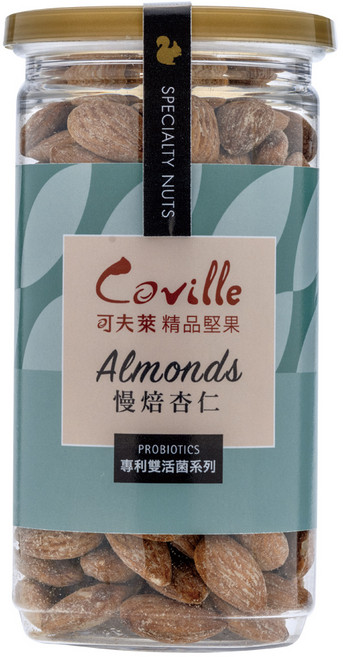 Coville 可夫萊 雙活菌慢焙杏仁, 200g, 1個