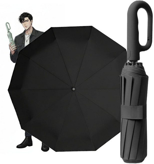캐시리 데일리 3단양우산 튼튼한 자동 우산 양산