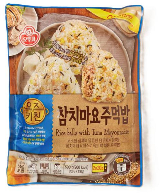 오뚜기 오즈키친 참치마요주먹밥 500g, 6개