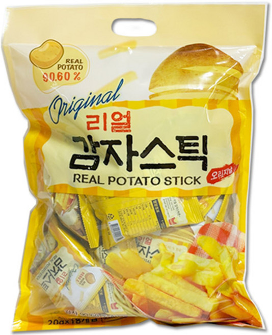 리얼 감자스틱 18p, 1개, 360g